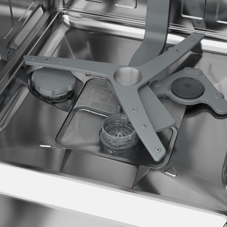 BDIN38650C Designed for optimal performance, this advanced Integrated Full Size Dishwasher effortlessly meets your daily cleaning needs. While our innovative DeepWash technology uses targeted jets to effectively clean deep inside your cookware, ensuring thorough cleanliness, our CornerIntense™ technology uses a specially designed spray arm to circulate water and detergent into every corner of the machine, leaving no area untouched and delivering sparkling dishes every time.